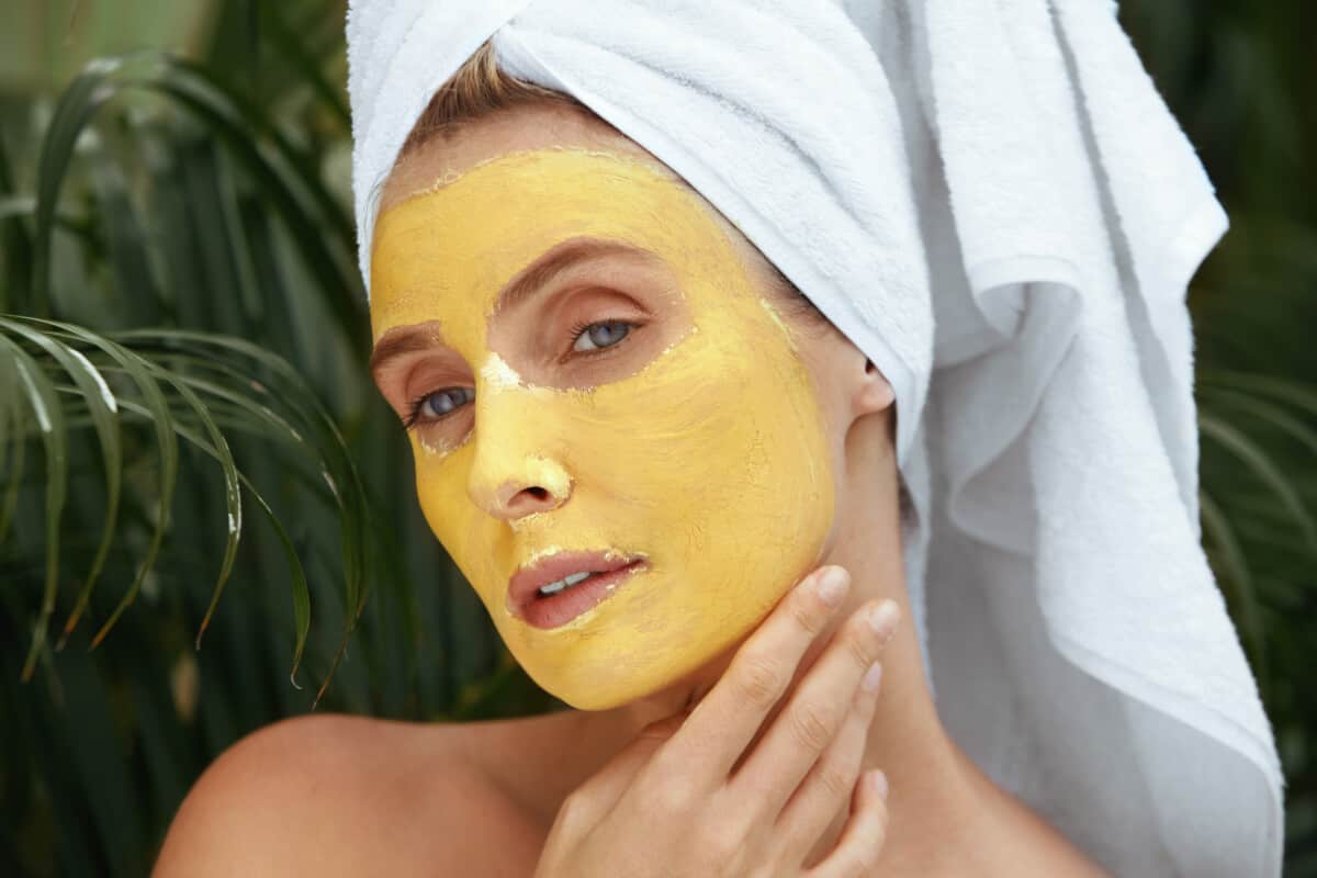 turmeric mask skin aging 