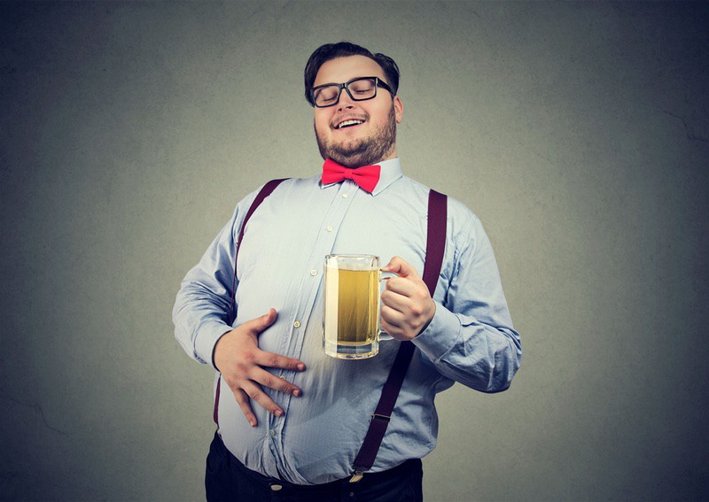 what causes a beer belly