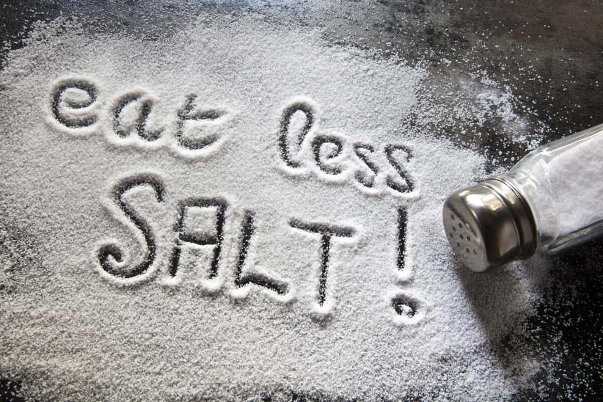 low salt consumption