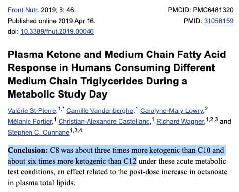 c8 mct keto study