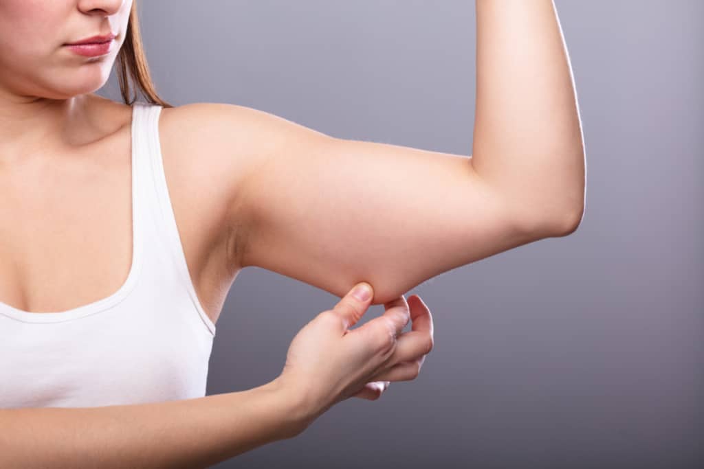 how to get rid of fat in upper arms