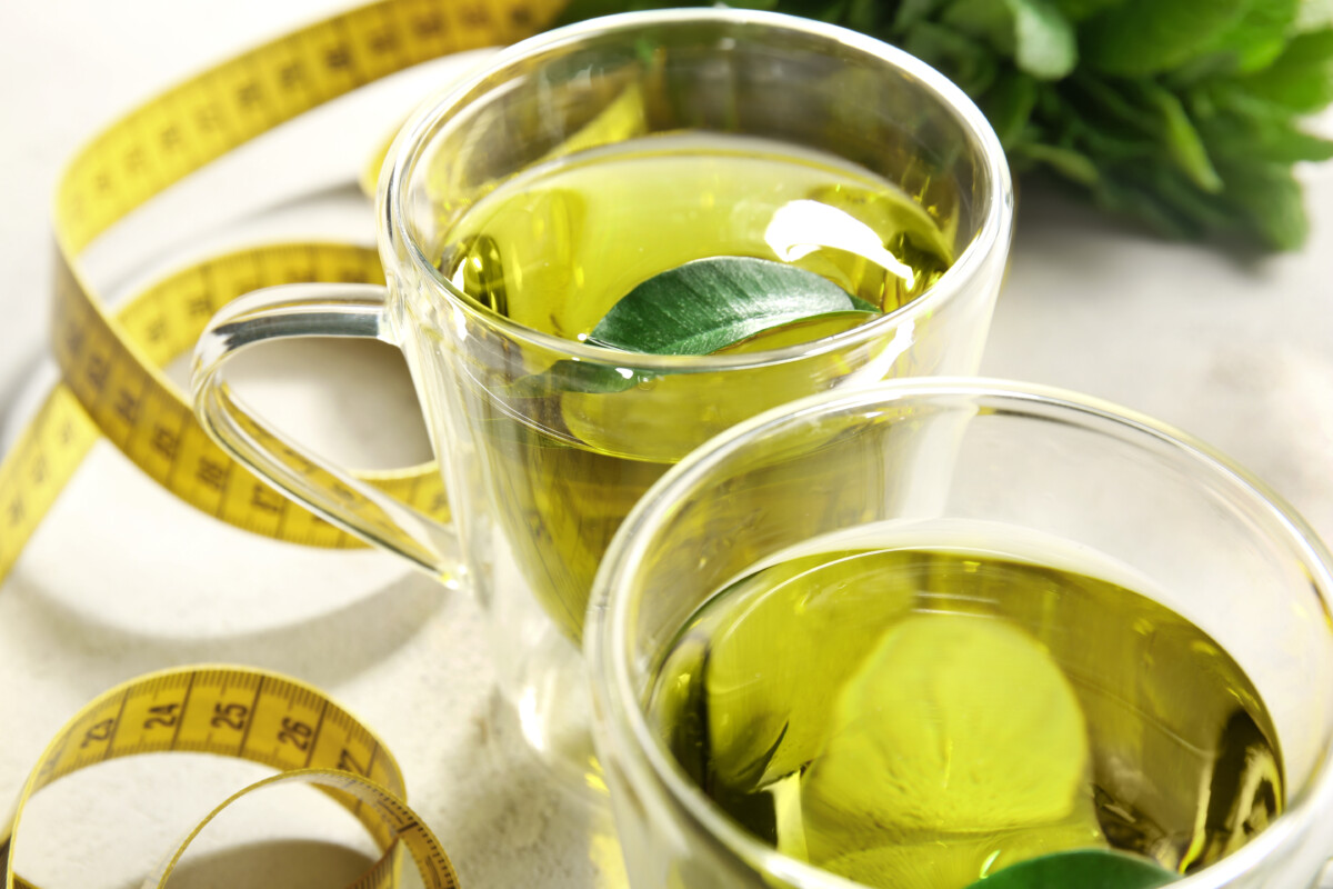 green tea weight loss goal