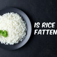 why is rice fattening