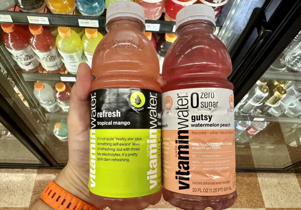 vitamin water vs vitamine water zero sugar