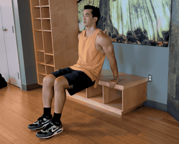 bench dips exercise 1
