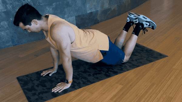 close grip pushups modified kneeling
