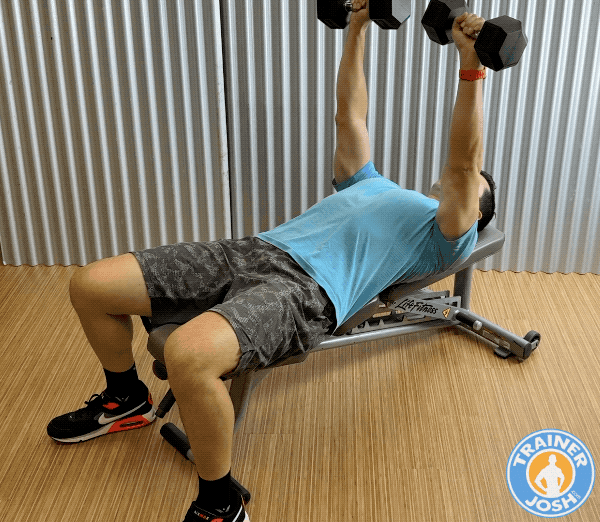 dumbbell key press dumbbell key press