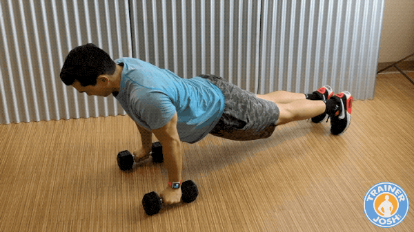 Dumbbell Close Grip Push ups Dumbbell Close Grip Push-ups exercise demonstration