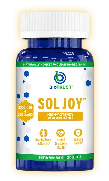 BioTRUST Sol Joy - High Potency Vitamin D3 + K2