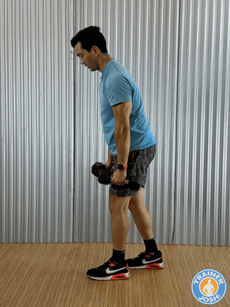dumbbell offset RDL dumbbell offset RDL