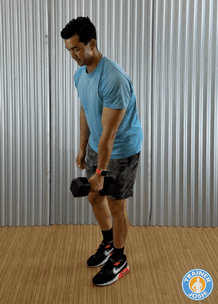 dumbbell one legged rdl hamstring dumbbell one legged rdl hamstring
