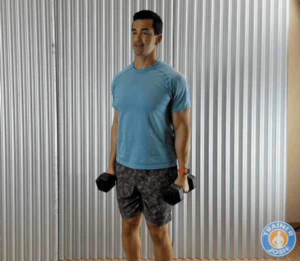 dumbbell shoulder iron crosses dumbbell shoulder iron cross exercise demonstration