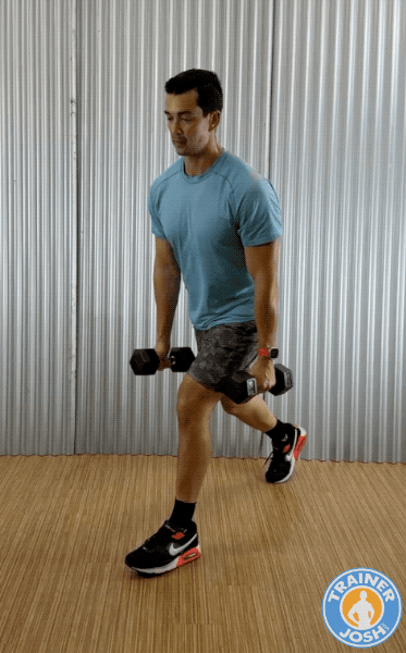 dumbbell split squats dumbbell split squats exercise demonstration
