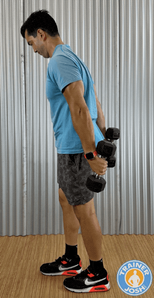 dumbbell ulnar deviation dumbbell ulnar deviation exercise demonstration