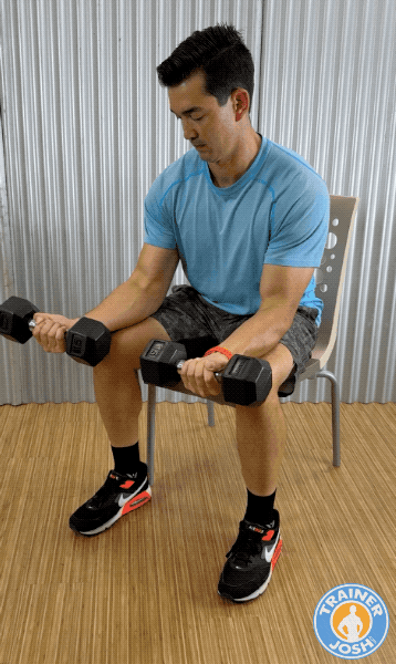 dumbbell wrist rotations dumbbell wrist rotations exercise demonstration