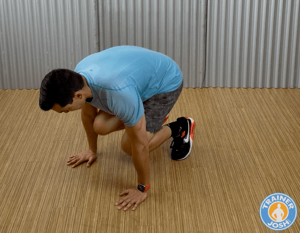 squat thrusts exercise demonstration