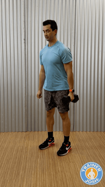suitcase deadlifts exercise demonstration
