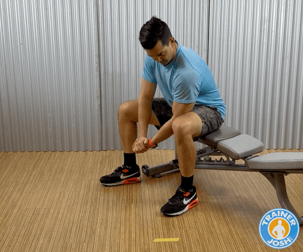 isometric curl holds exercise demonstration isometric curl holds exercise demonstration