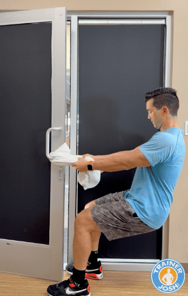 let me ins door jamb curls exercise demonstration let me ins door jamb curls exercise demonstration