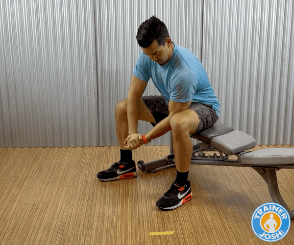self resistance curls exercise demonstration self resistance curls exercise demonstration