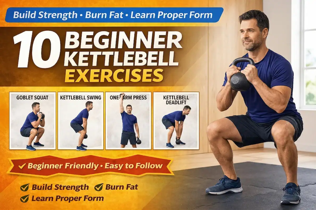 10 best kettlebell exercises for beginners (feature image)