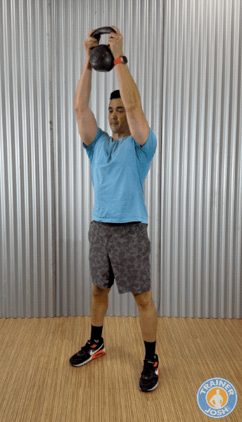 kettlebell goblet squats exercise demonstration