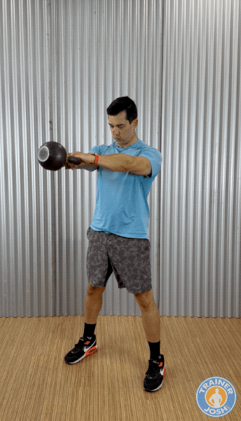kettlebell swings exercise demonstration
