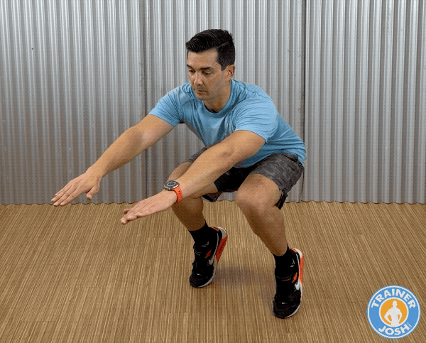 squat calf raises bodyweight squat calf raises exercise demonstration