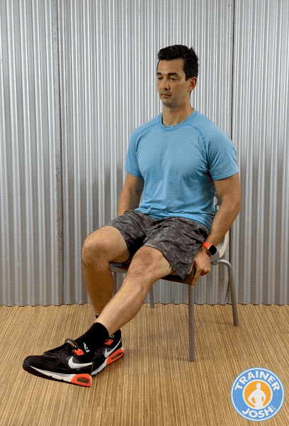 seated ankle circles chair exercise demonstration for seniors