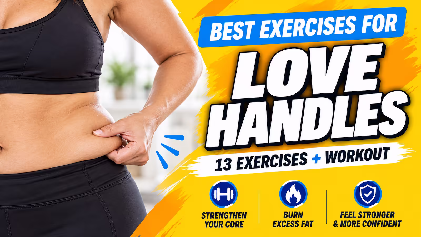 featured hero image for this article on the best exercises for love handles